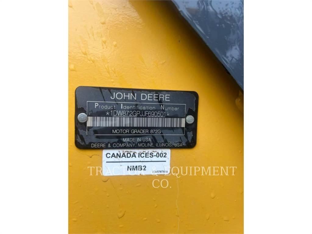John Deere 872GP Niveleuse