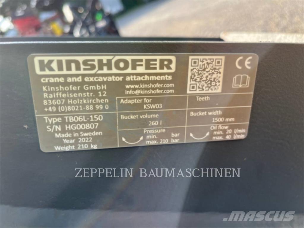 Kinshofer TB06-1500 GLV Trancheuse