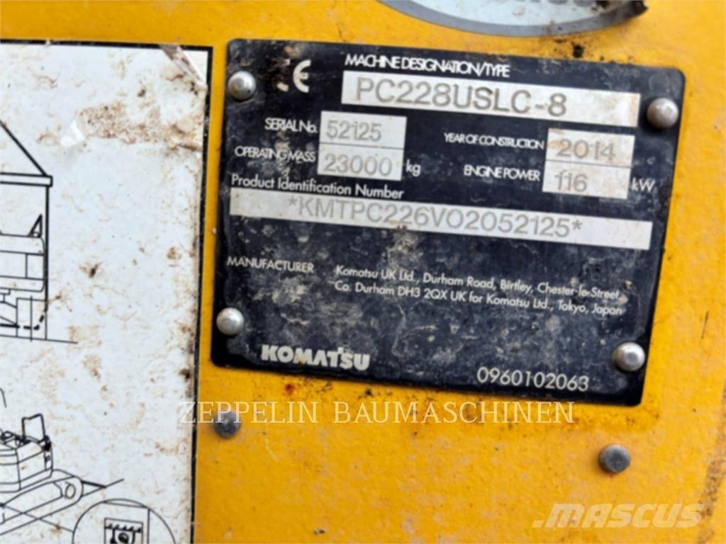 Komatsu PC228 Pelle sur chenilles