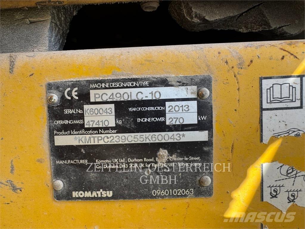 Komatsu PC490LC-10 Pelle sur chenilles