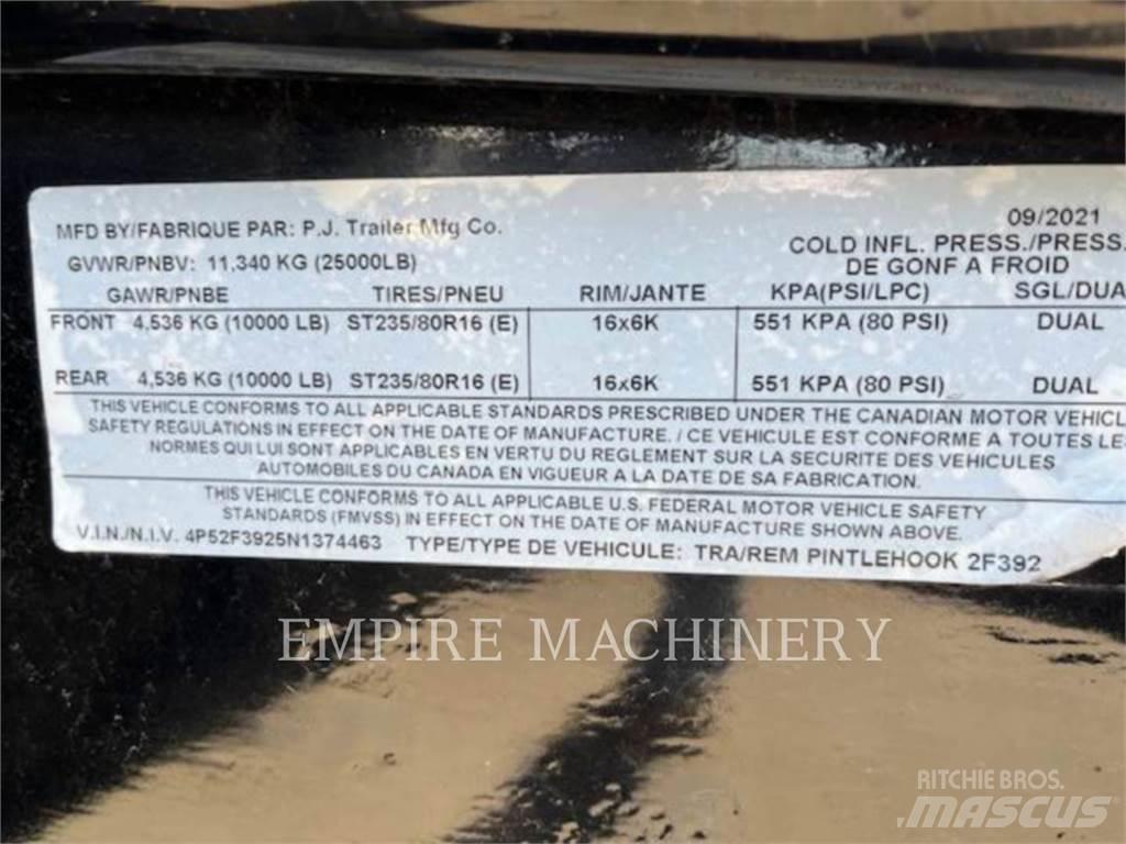 PJ TRAILERS TAG Autre remorque