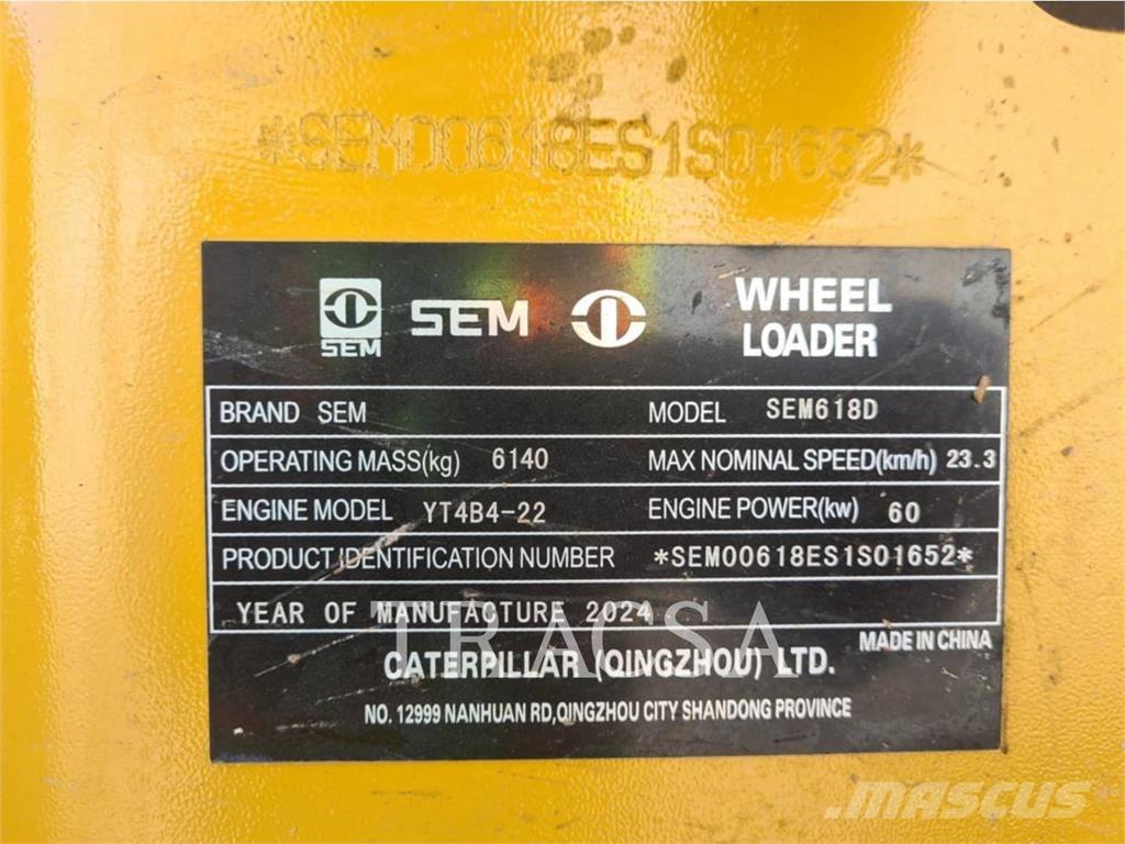 SEM MACHINERY SEM618D Chargeuse sur pneus
