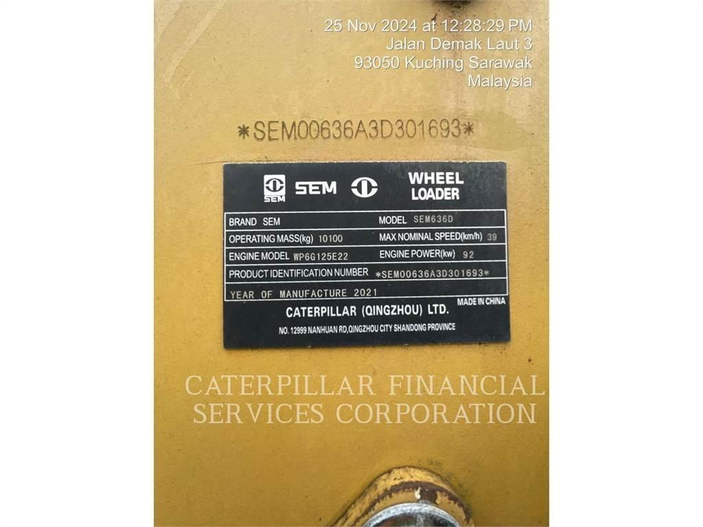 SEM MACHINERY SEM636D Chargeuse sur pneus