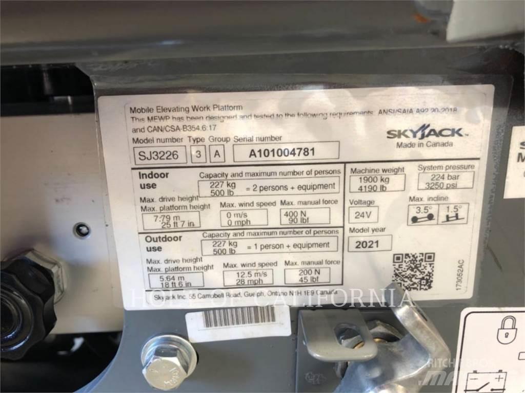 Skyjack SCISSOR26N Nacelle ciseaux