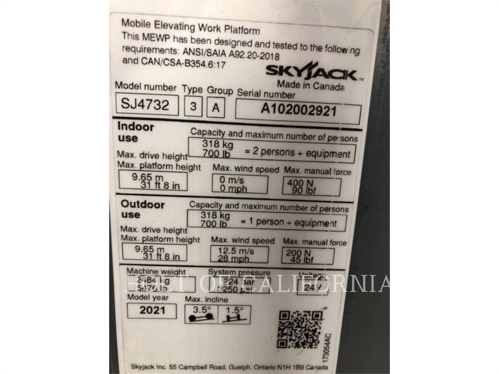 Skyjack SCISSOR32E Nacelle ciseaux