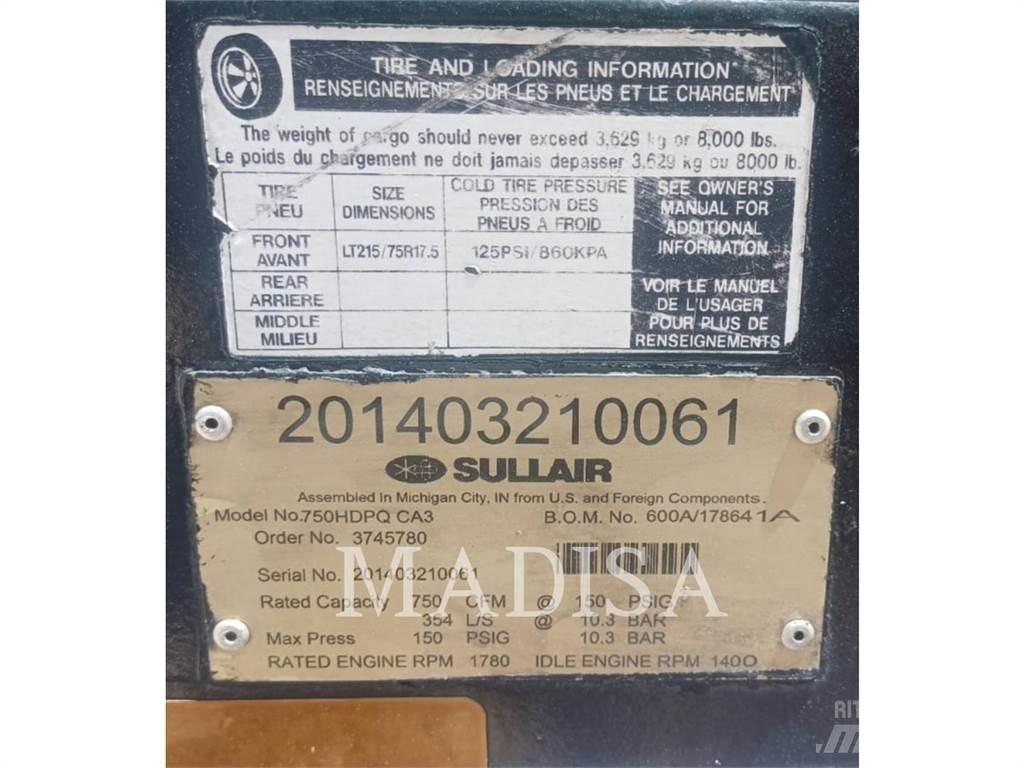 Sullair 750H DPQ Séchage par Air Comprimé