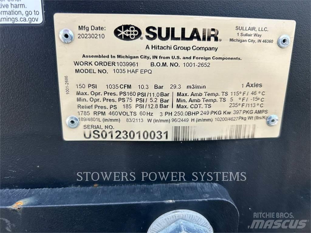 Sullair E1035HAF Séchage par Air Comprimé