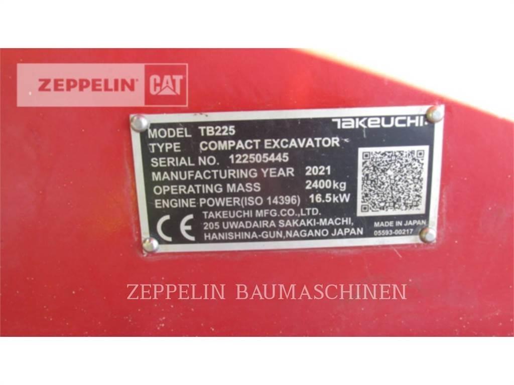 Takeuchi TB225 Pelle sur chenilles