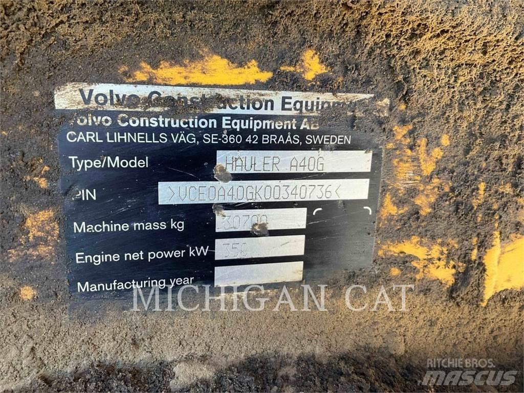 Volvo A40G Tombereau articulé