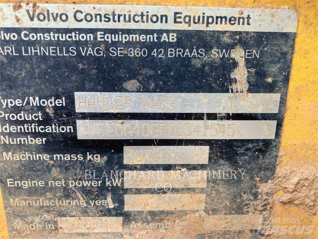 Volvo A40G Tombereau articulé