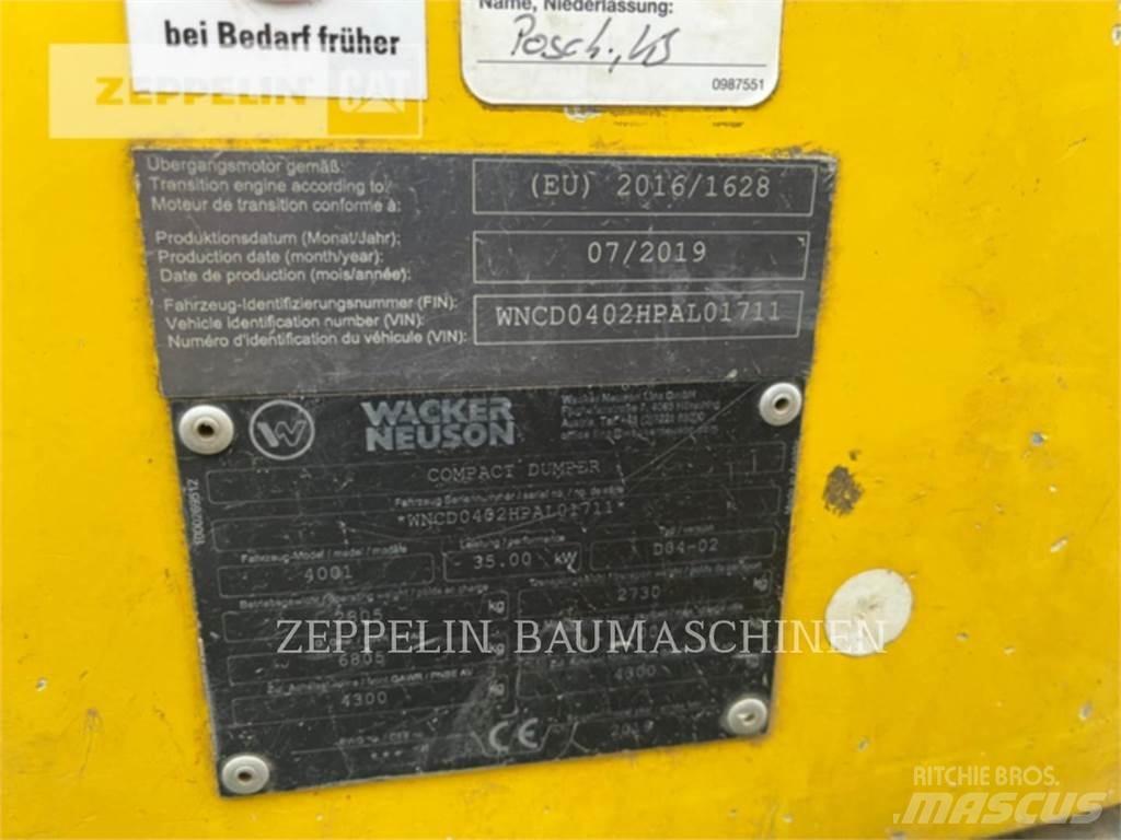 Wacker 4001 Tombereau articulé