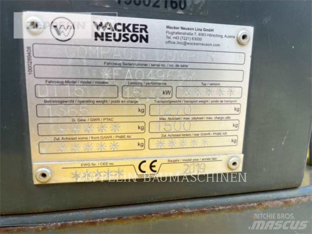 Wacker DT15 Tombereau articulé