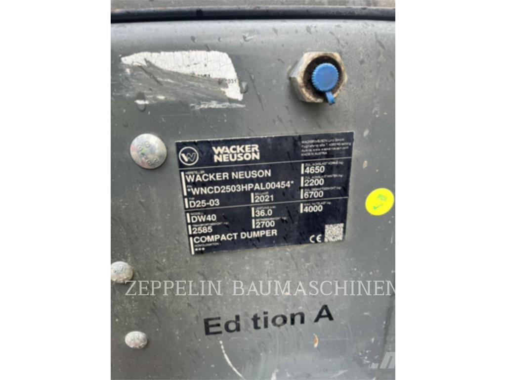 Wacker DW40 Tombereau articulé