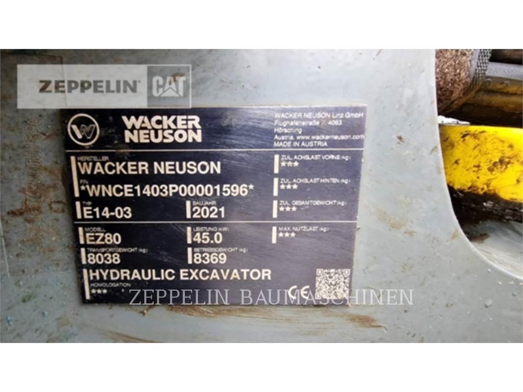Wacker EZ80 Pelle sur chenilles