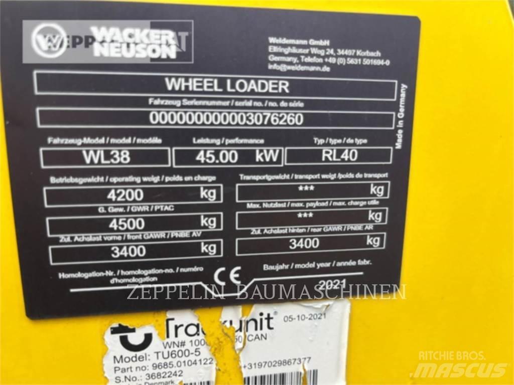 Wacker WL38 Chargeuse sur pneus