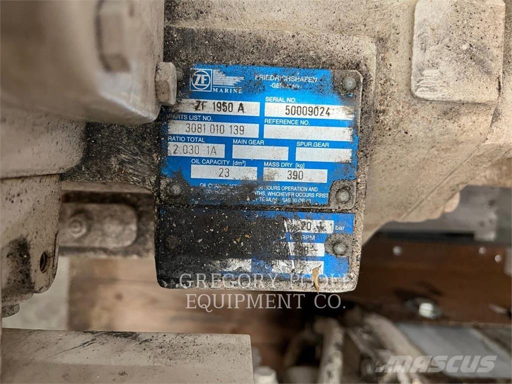 ZF TRANSMISSION 1950A Moteurs maritimes auxiliaires
