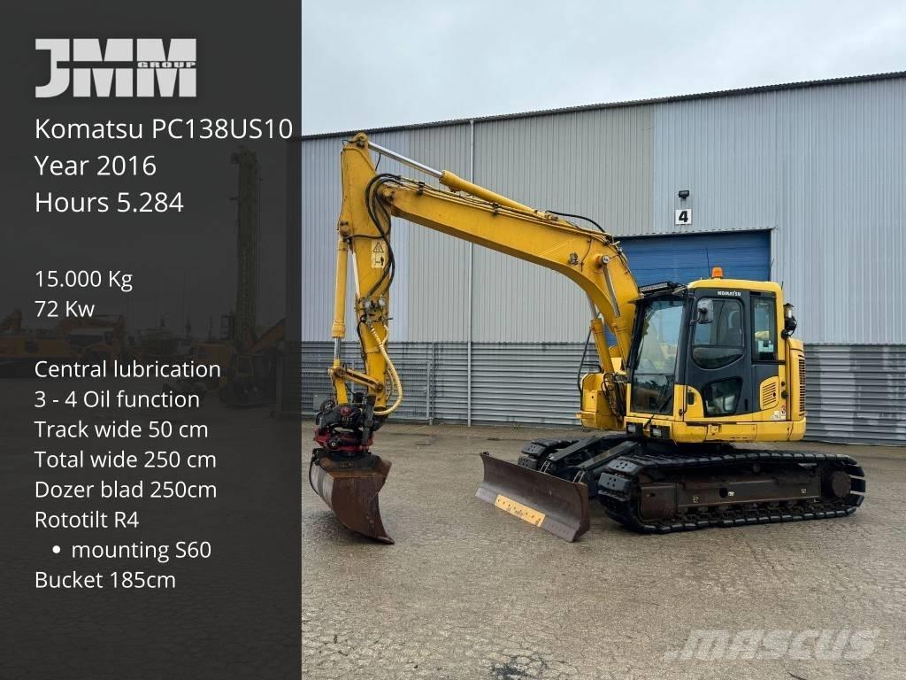 Komatsu PC 138 US-10 Pelle sur chenilles