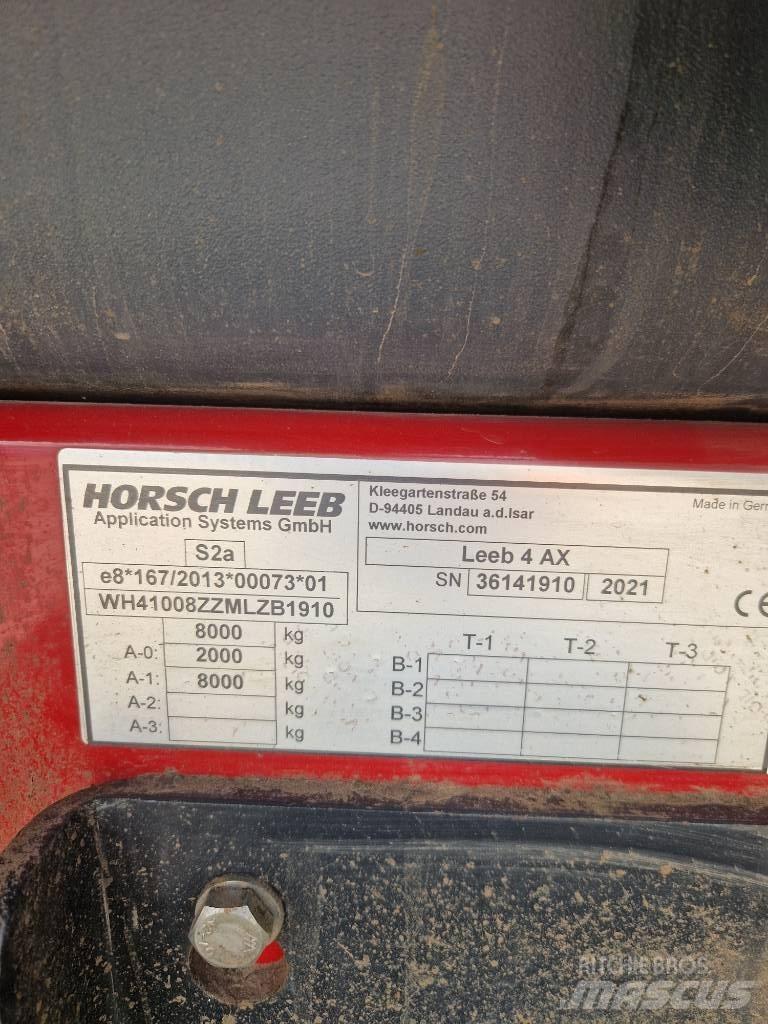 Horsch Leeb 4 AX Pulvérisateurs traînés