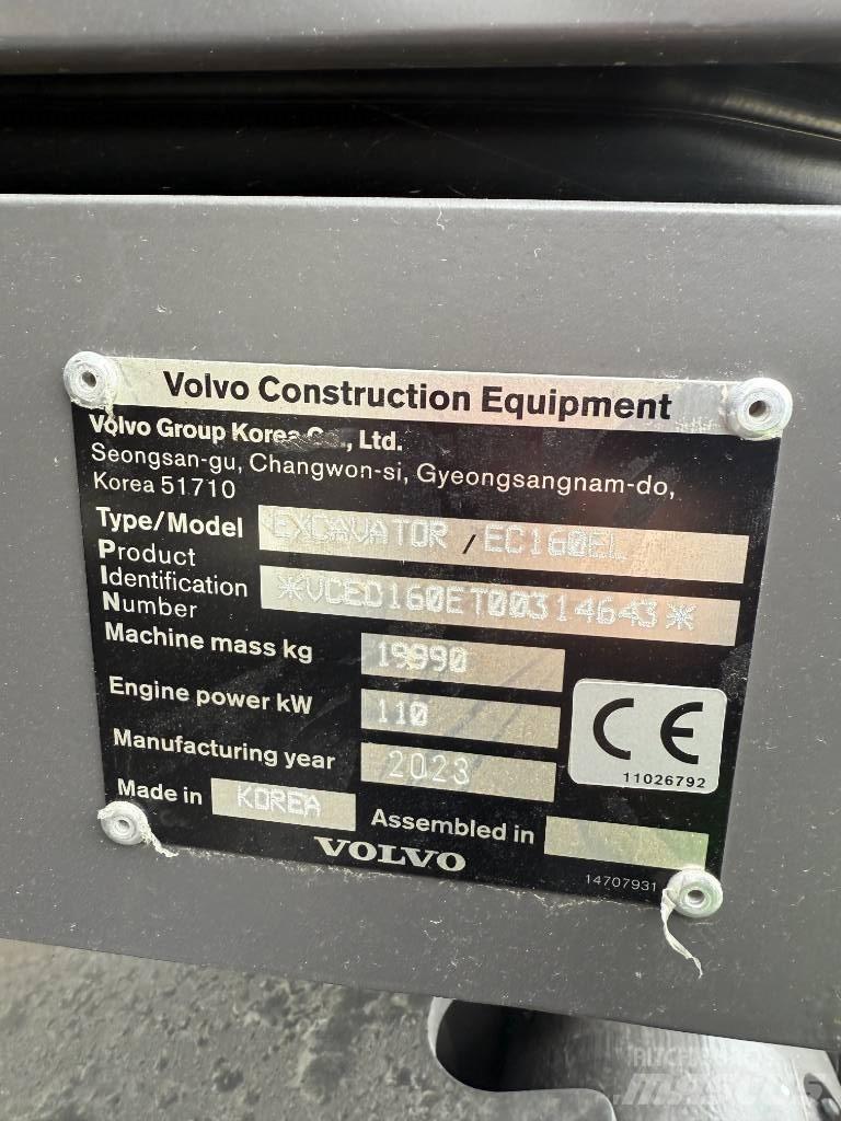 Volvo EC 160 E Pelle sur chenilles
