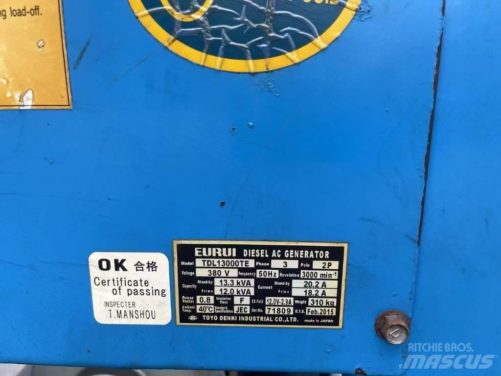 Yanmar 13.3KVA Générateurs diesel