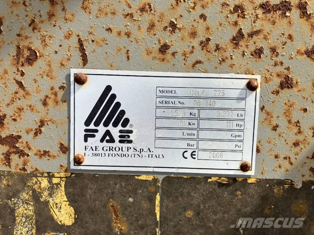 FAE UML/S 225 Herse rotative, rotavator