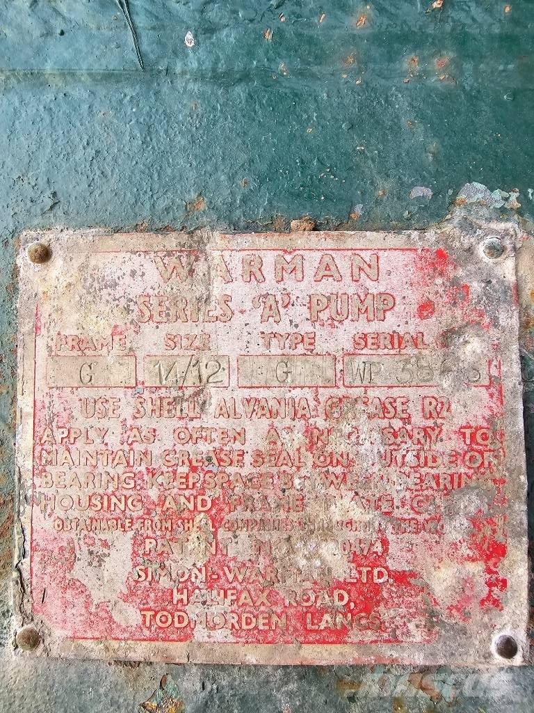 Warman pump 14/12'' Dragueurs