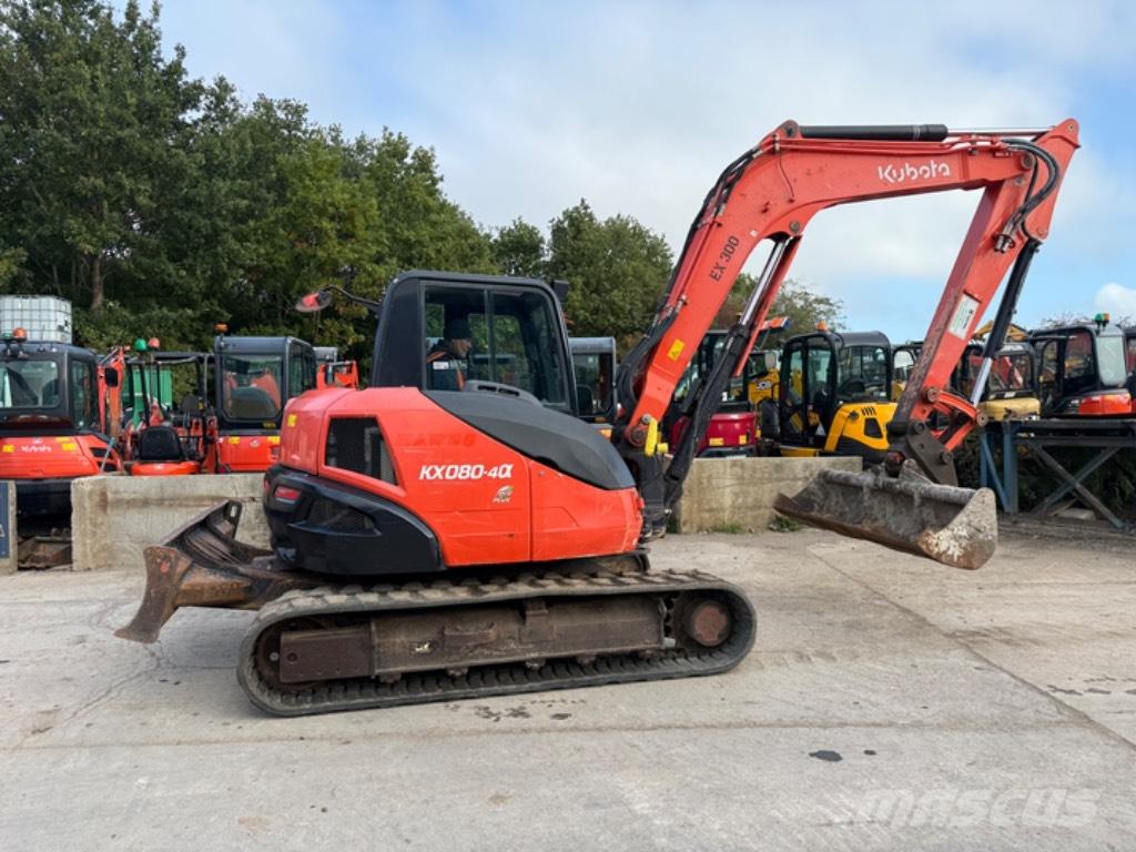 Kubota KX 080-4 Mini pelle 7t-12t