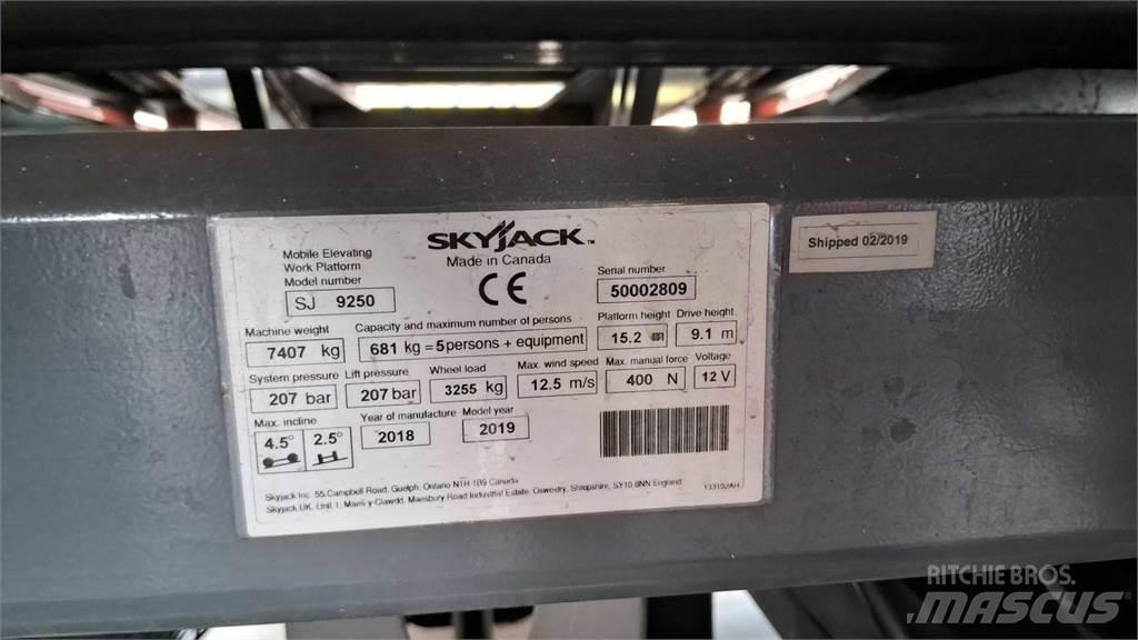 SkyJack 9250RT Nacelle ciseaux
