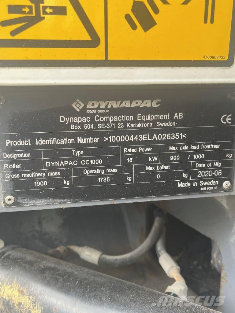 Dynapac CC 1000 Rouleaux tandem