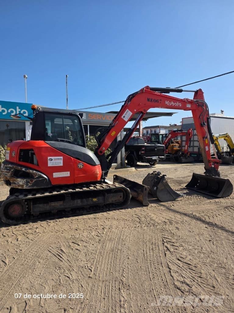 Kubota KX80-4a2 Mini pelle 7t-12t