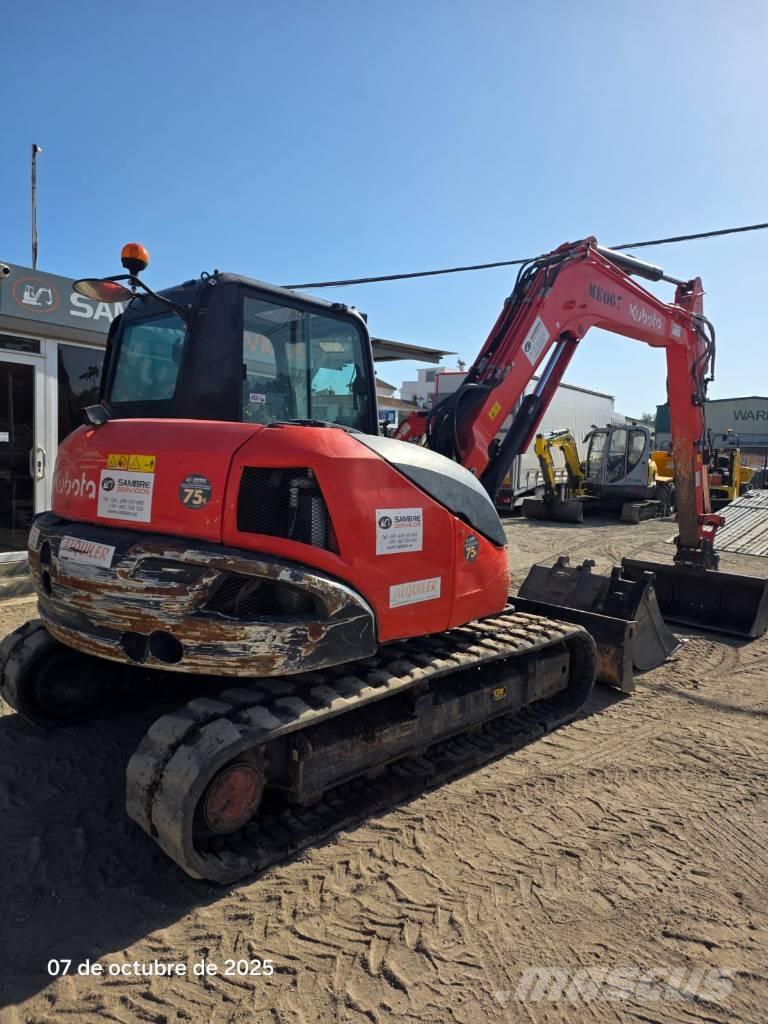 Kubota KX80-4a2 Mini pelle 7t-12t