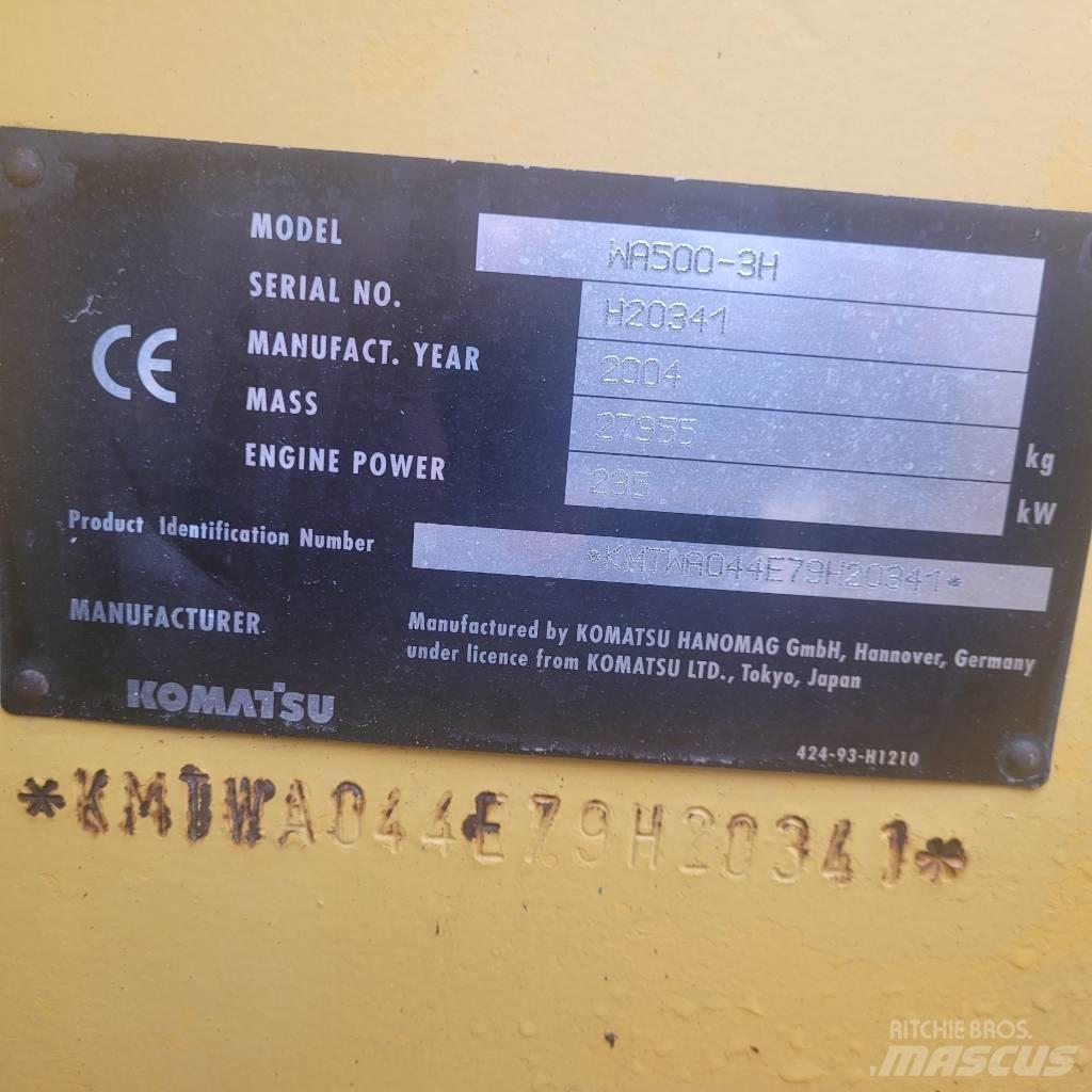 Komatsu WA500 Chargeuse sur pneus