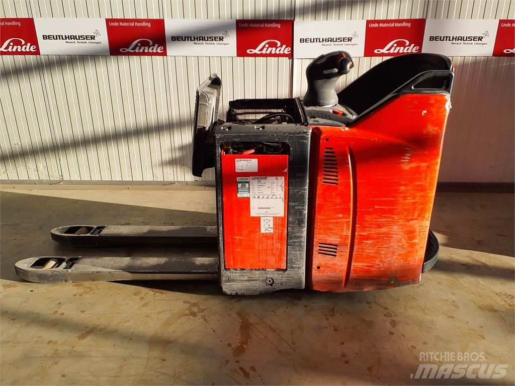 Linde T20SP kurz Transpalette accompagnant