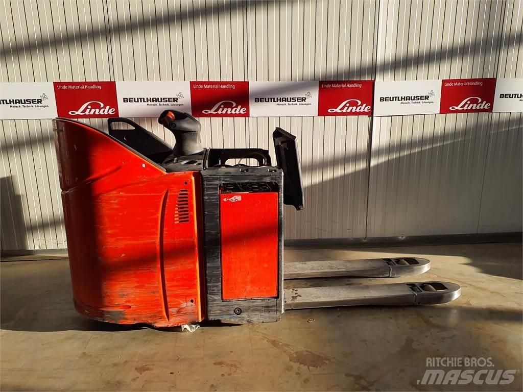 Linde T20SP kurz Transpalette accompagnant