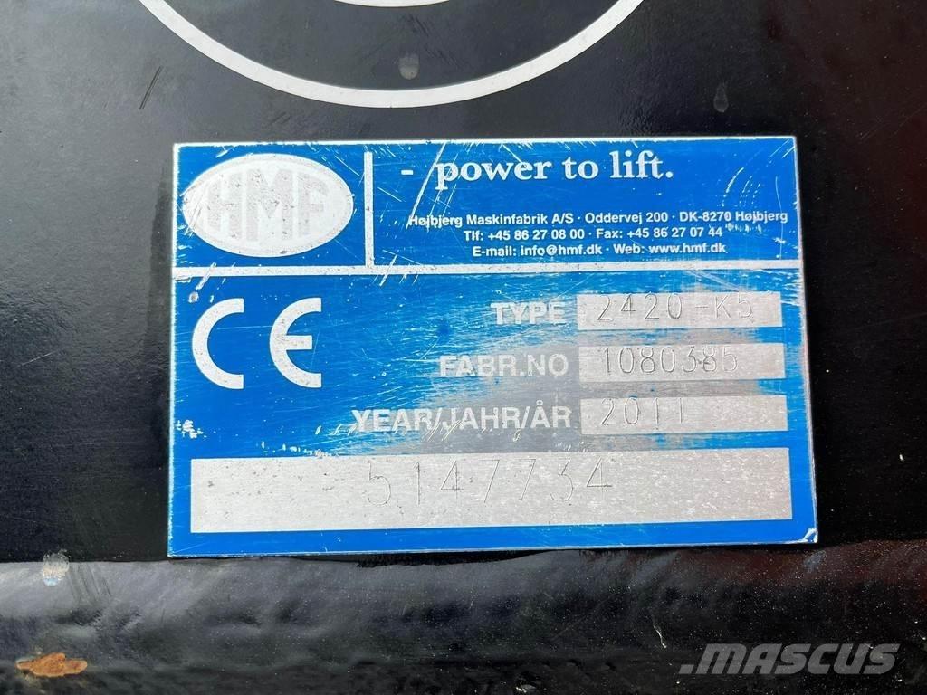 HMF 2420 K5 Grue auxiliaire