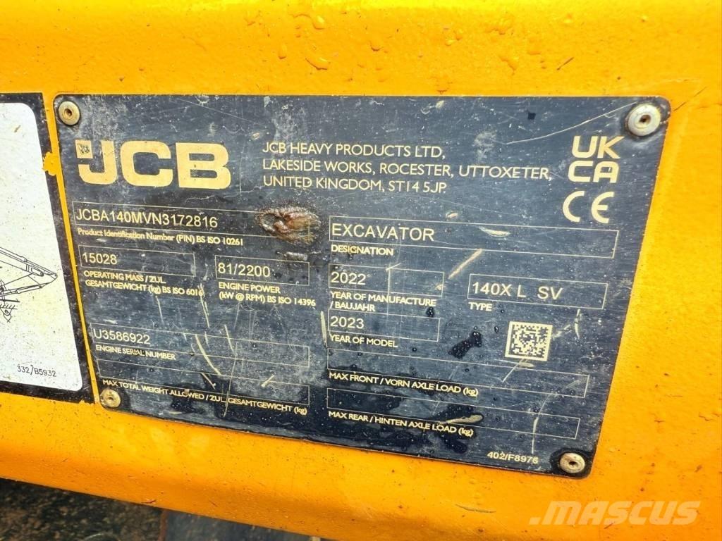 JCB 140 X Pelle sur chenilles