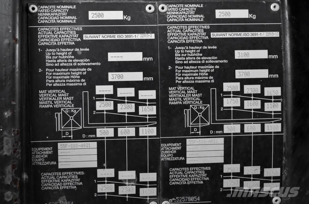 Manitou MC 25-4 Chariots diesel
