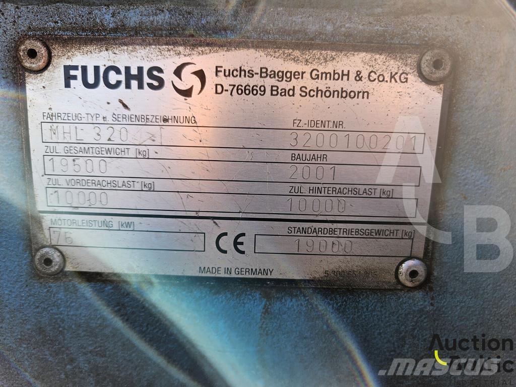 Fuchs MHL 320 Pelle sur pneus