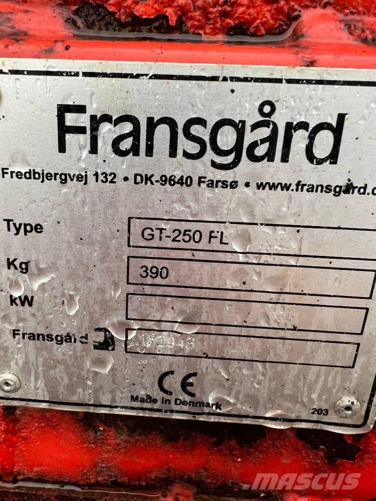 Fransgård GT 250 FL Chasse neige