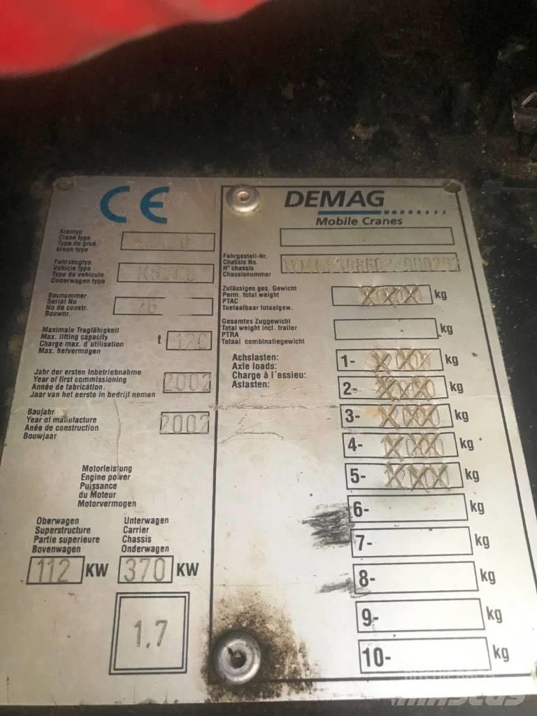 Demag AC 120 Grues tout terrain