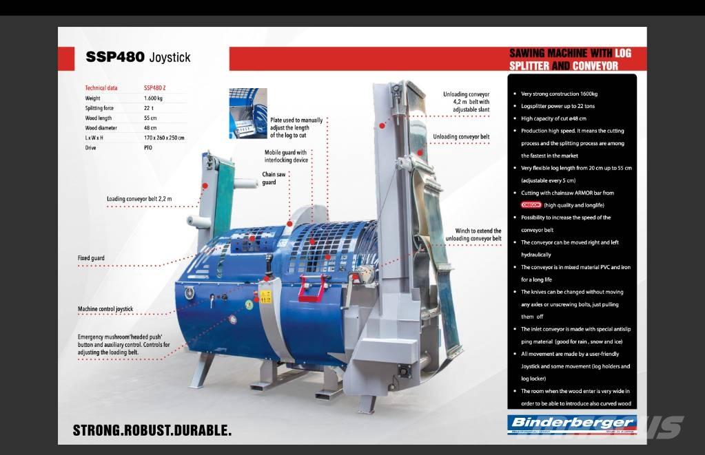 Binderberger SSP 480 Fendeuse, Scie