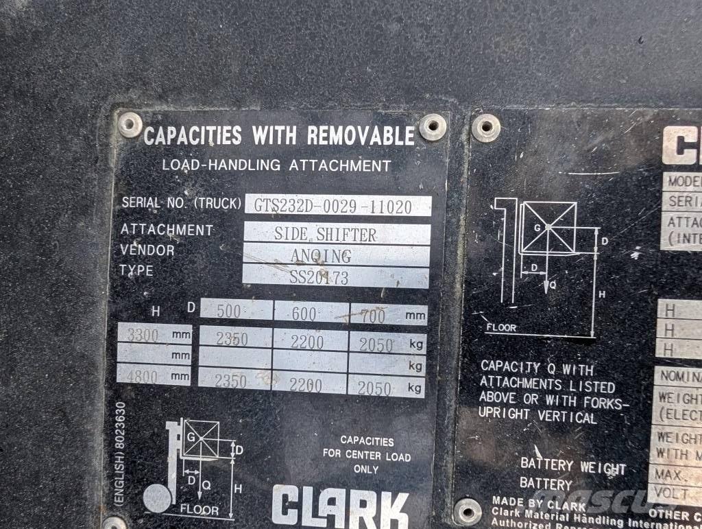 Clark GTS 25 D Chariots diesel