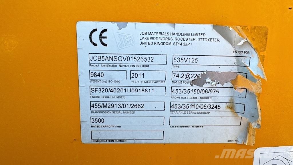 JCB 535-125 Hiviz Chariot télescopique