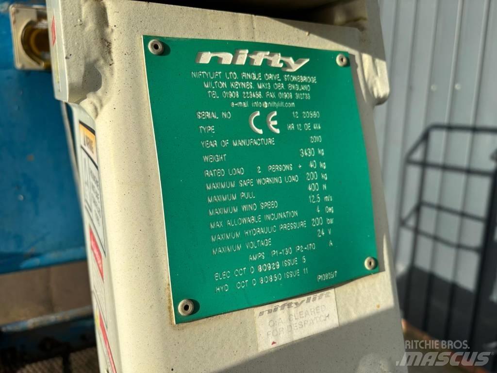 Niftylift HR 12 Nacelles articulées
