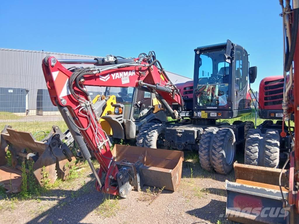 Yanmar B 75 W Pelle sur pneus