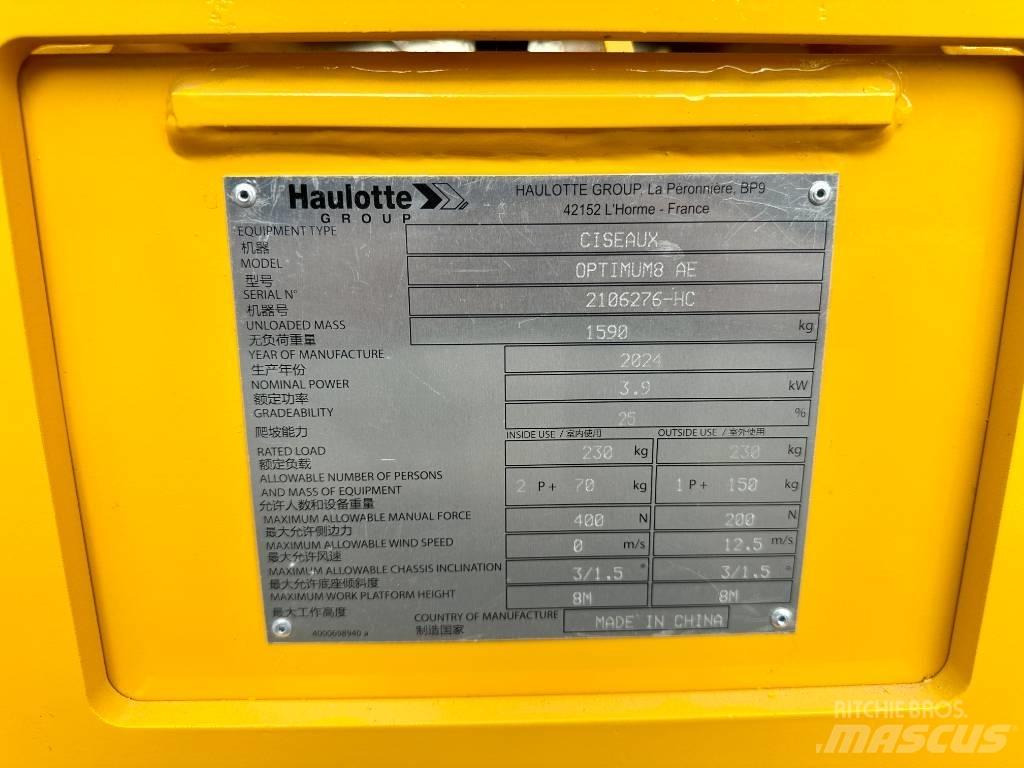 Haulotte OPTIMUM 8 Nacelle ciseaux