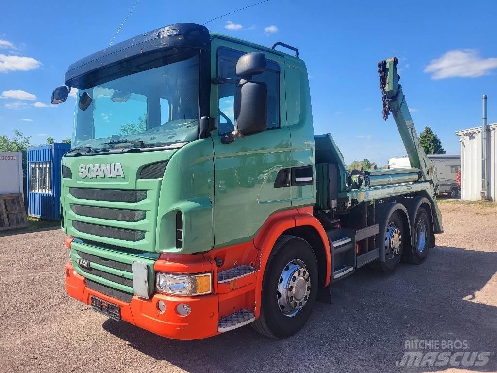 Scania G440LB 6x2 Camion porte container