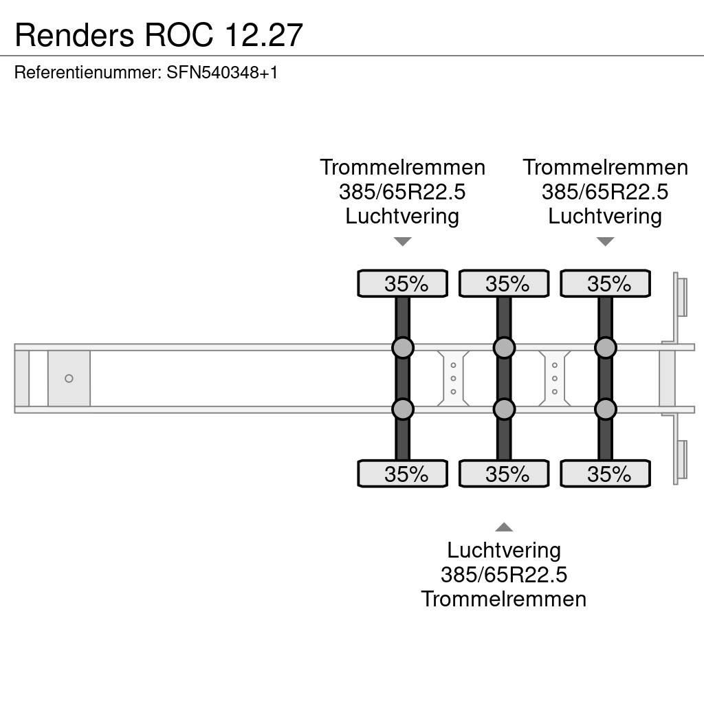 Renders ROC 12.27 Semi remorque plateau ridelle