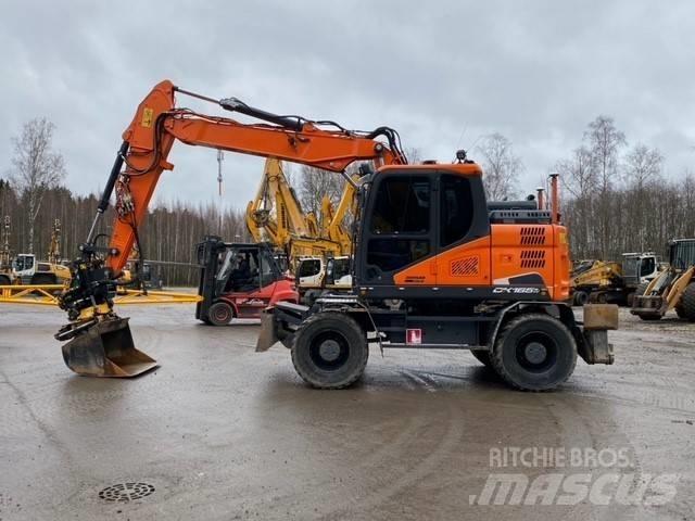 Doosan DX165W-5 Pelle sur pneus