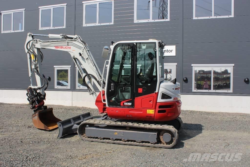 Takeuchi TB 260 Mini pelle < 7t